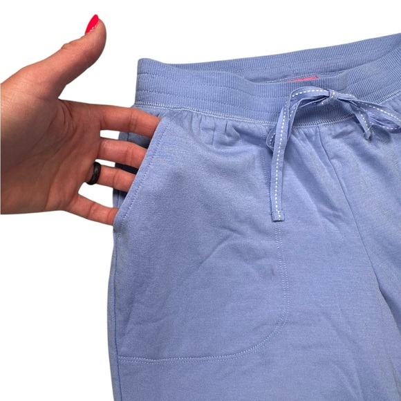 P.J. Salvage Blue Jogger Sweatpants Loungewear Heart Eyes Smiley Face Small D137 - Picture 5 of 9